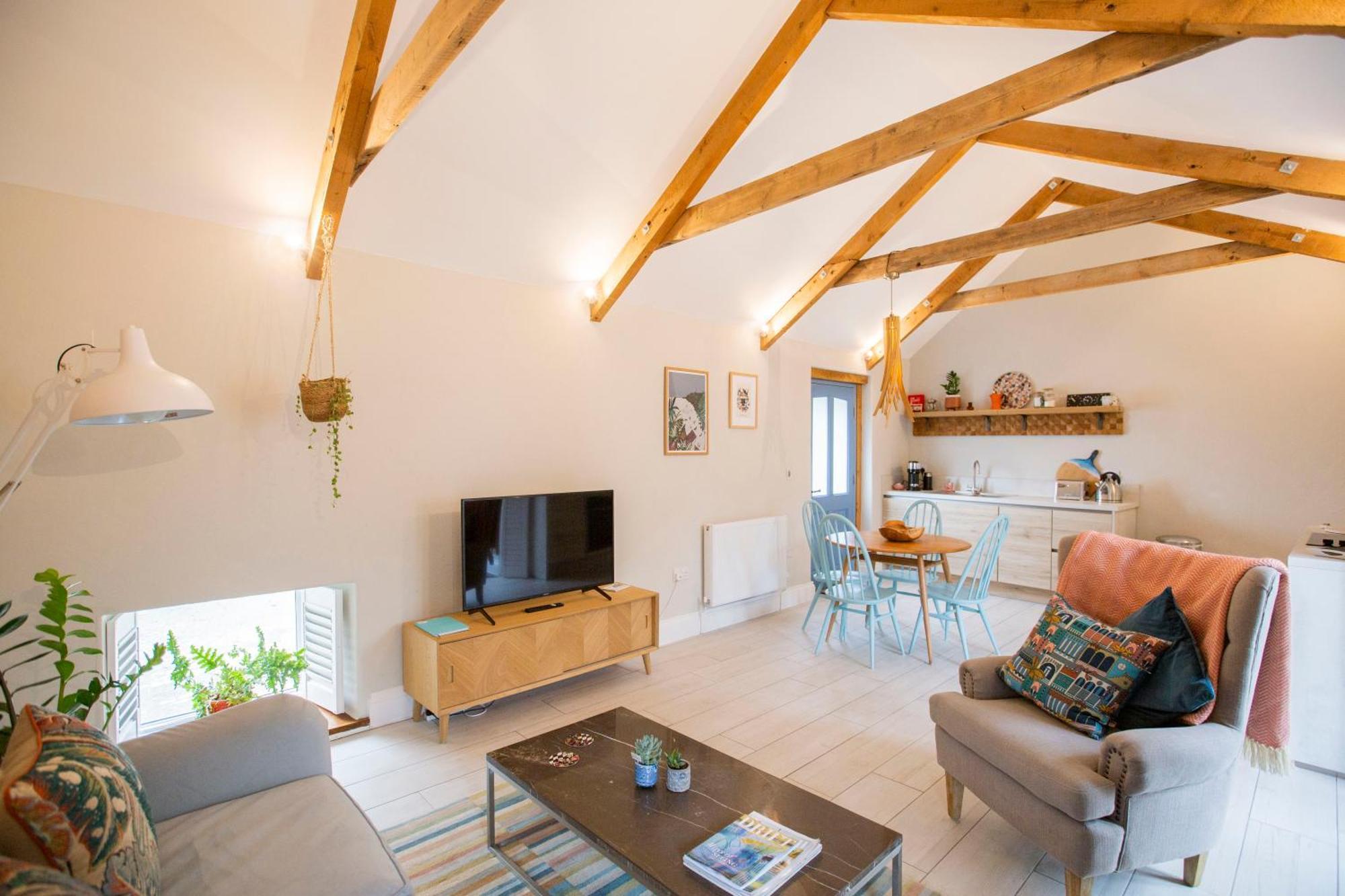 Вилла Sleepers Barn Saint Teath Экстерьер фото